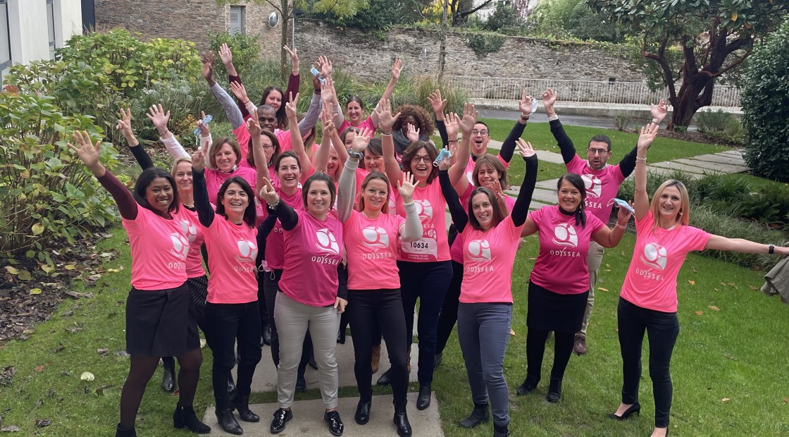 Bessé dans la course